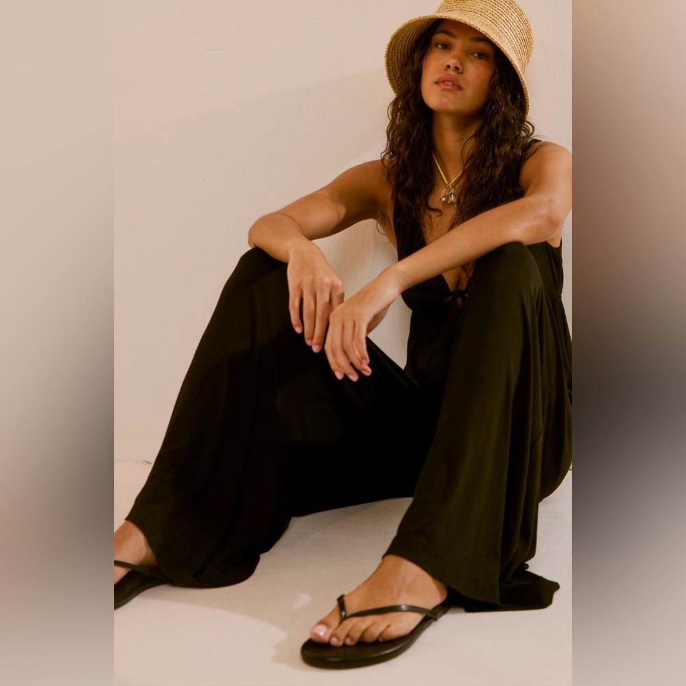 NWT Free People Kirsten one piece in black - S - Picture 3 of 4